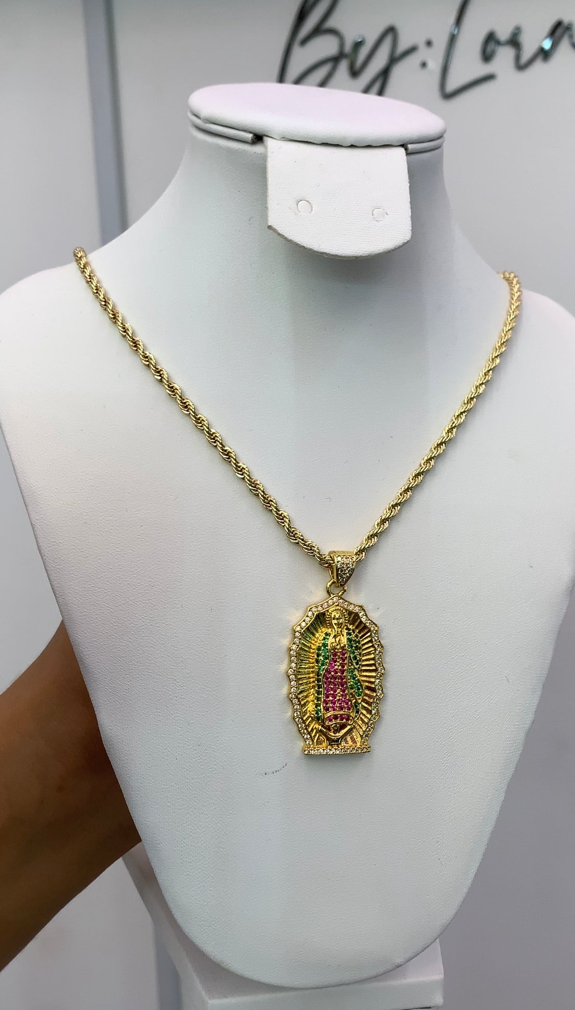 cadena tejido lazo